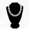 Collares de la joyería de la moda de Moissanite de la perla alrededor de la forma del aro para las mujeres