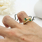 La joyería ajustable de la moda suena 925 anillos de la plata 17m m para los hombres