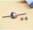 El AB Crystal Gem Real Industrial Piercing Jewelry externamente roscó 14G 38m m