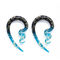 septo de cristal 12m m espiral Ring Earrings Extender de Pincher de Pyrex de las formas cónicas del oído de 8m m